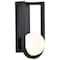 Nuvo Cradle 6W LED Large Wall Lantern - Matte Black / White Opal Glass 62/1620 - alternate 8